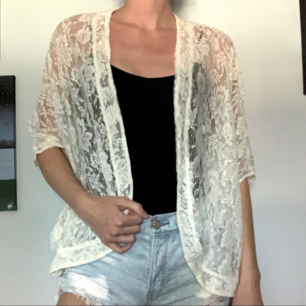 NWOT Hollister Lace Cover-Up-OS